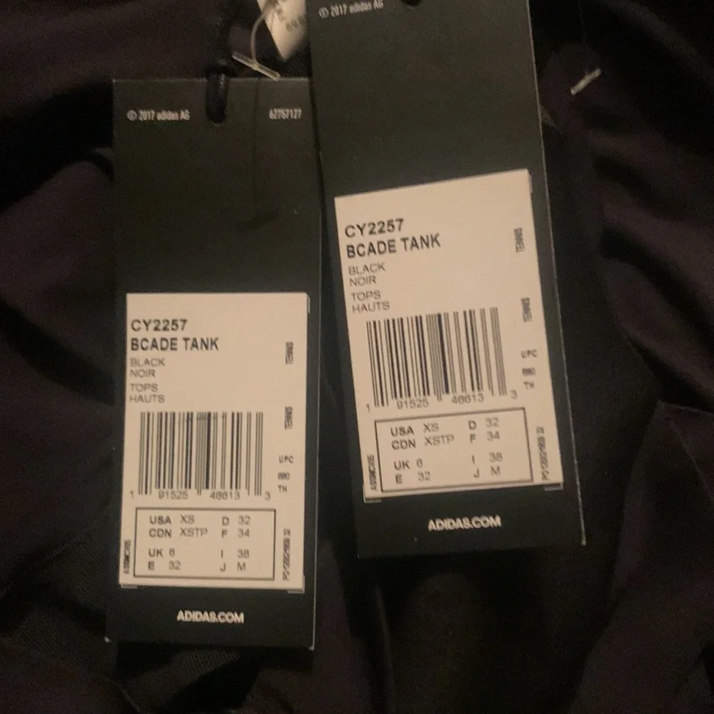 Adidas Barricade Tank Top Black XS - Picture 7 of 8